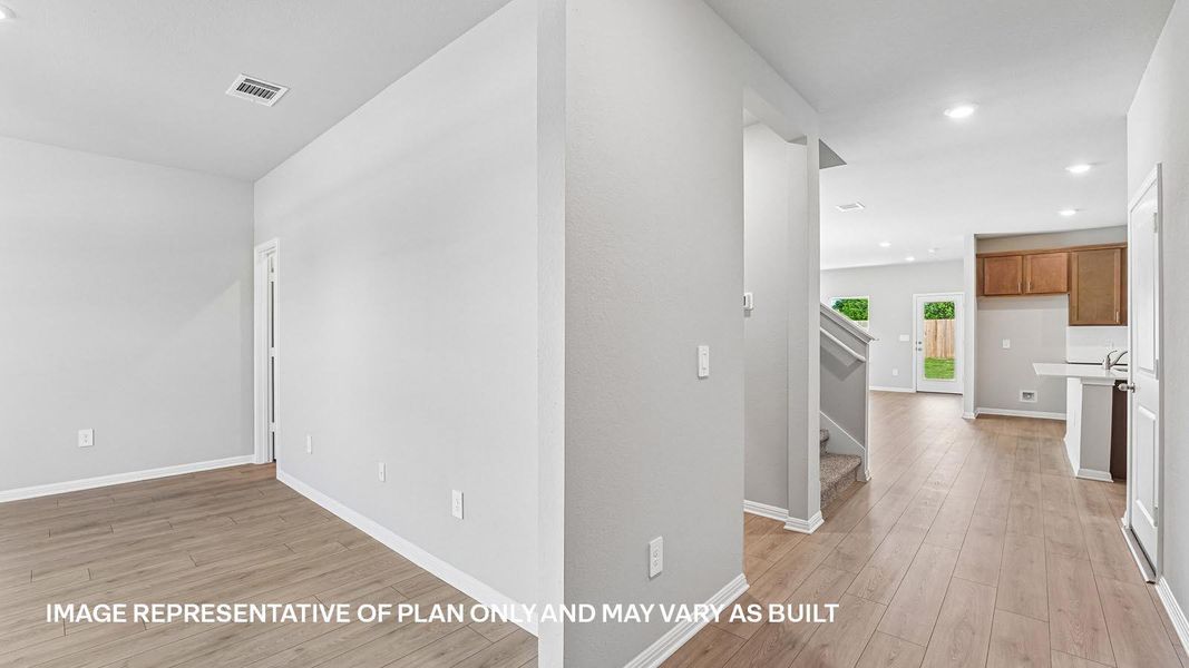 Spacious, unfurnished interior of a new home in Carillon, Manor (Image 25).