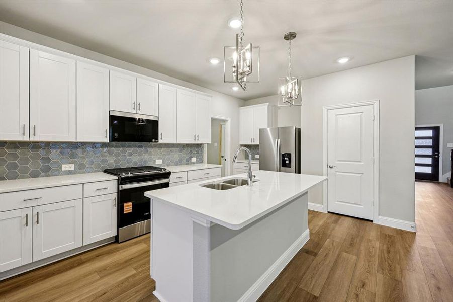 Photo is not of the actual home, but is an inspirational photo of builder’s model home and may depict options, furnishings, and/or decorator features that are not included.