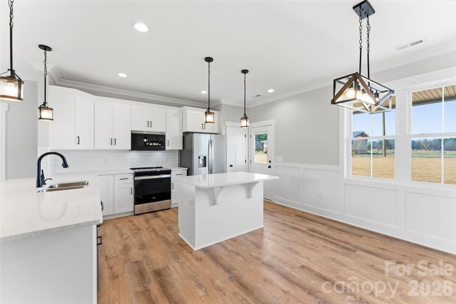 Furnished interior view inside a new home in , Locust (Image 6). Furnished interior view inside a new home in , Locust (Image 6).