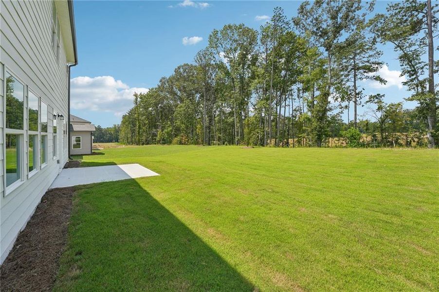 Exterior details and patio area of a home in Northwoods at Mirror Lake, Villa Rica (Image 4).