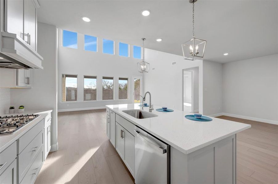 Furnished interior view inside a new home in Aster Park, McKinney (Image 4).