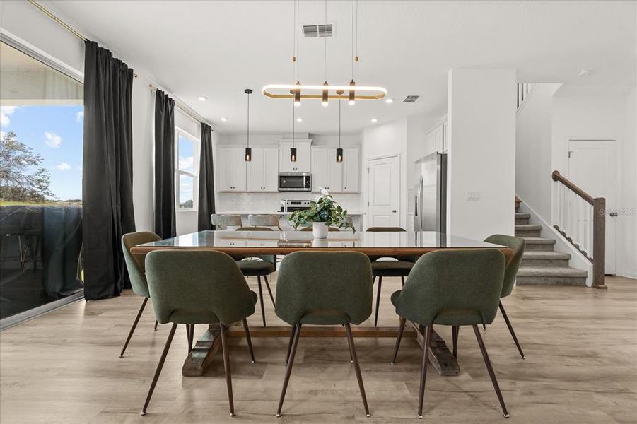 Furnished interior view inside a new home in , Kissimmee (Image 16). Furnished interior view inside a new home in , Kissimmee (Image 16).