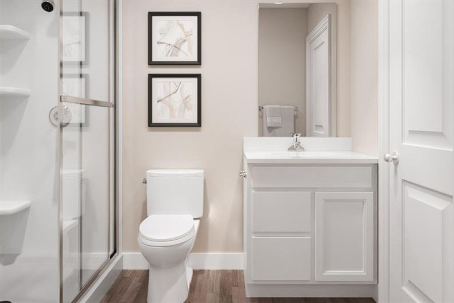 Representative furnished interior of a home built from the Parker by Ryan Homes in Royal Oaks Single-Family Homes, Hardeeville (Image 6).