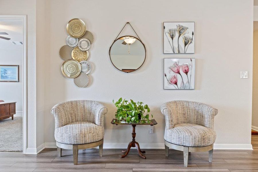 Furnished interior view inside a new home in Durango Farms - Boulevard Collection, Hutto (Image 10).