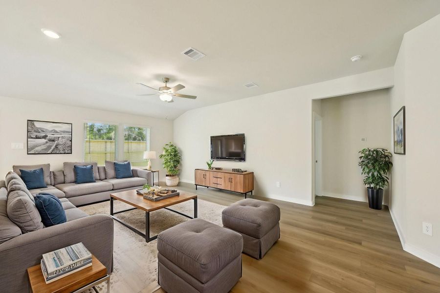 Photo is not of the actual home, but is an inspirational photo of builder’s model home and may depict options, furnishings, and/or decorator features that are not included