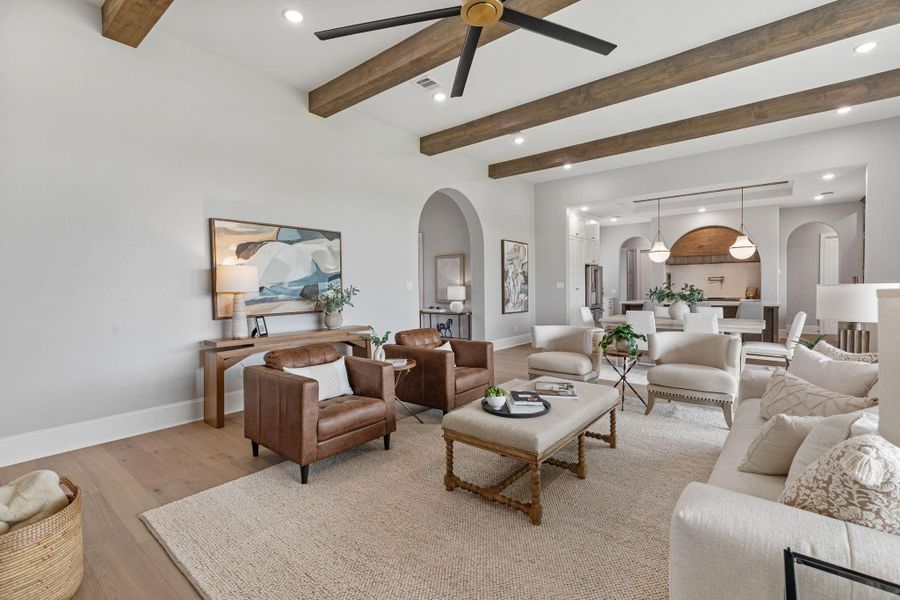Furnished interior view inside a new home in , Bryan (Image 6).