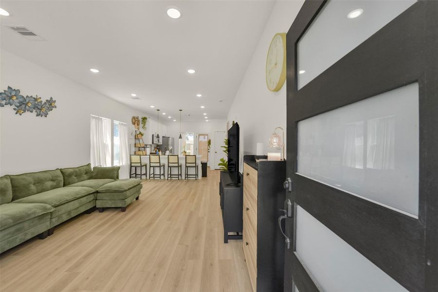 Furnished interior view inside a new home in , Houston (Image 23).