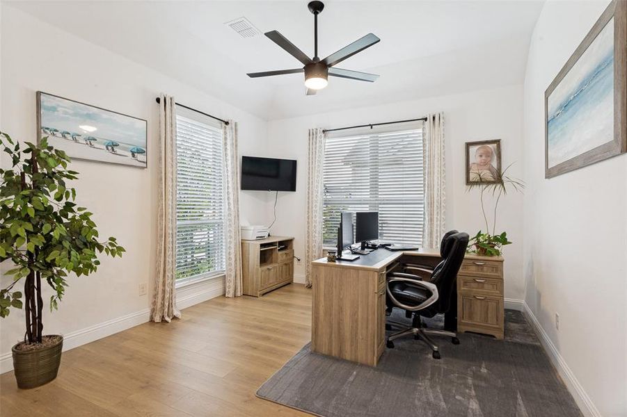 Home office area or flex space
