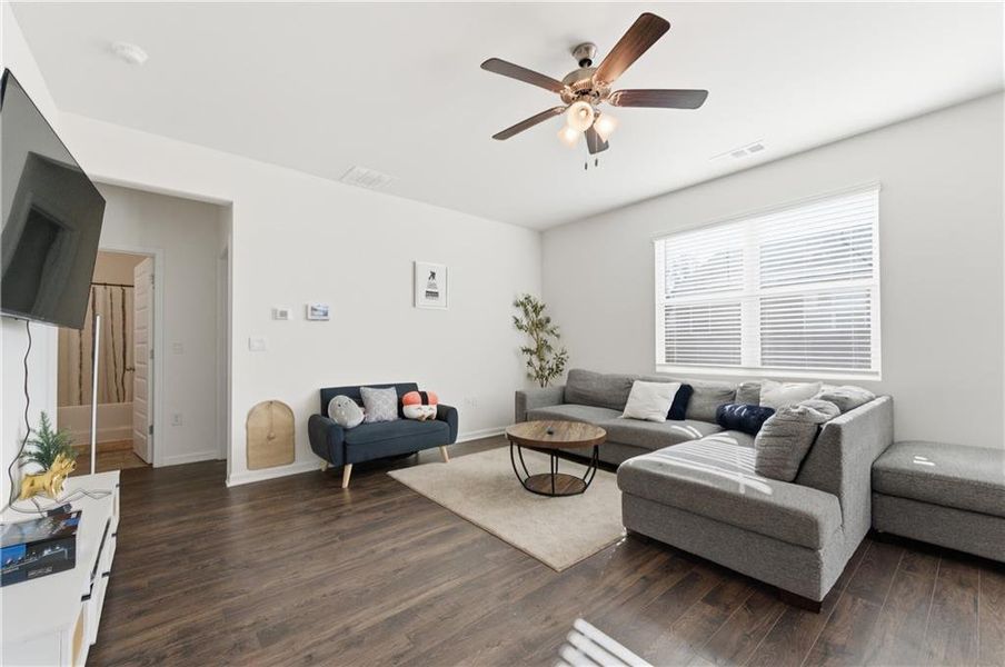 Furnished interior view inside a new home in Brooks Village, Dacula (Image 8).