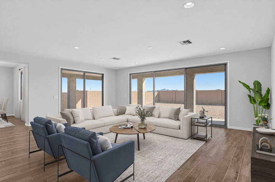 Furnished interior view inside a new home in Allen Ranches, Litchfield Park (Image 4).
