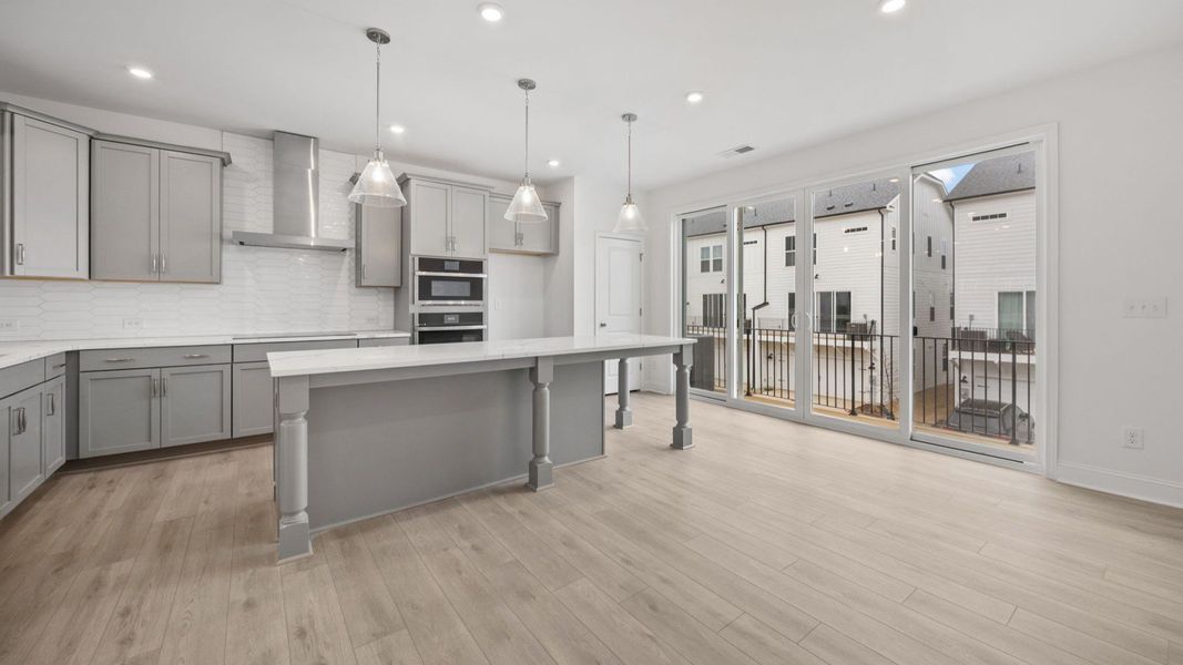 The Landon Plan in River District by DBR Homes in Charlotte, N.C - Kitchen