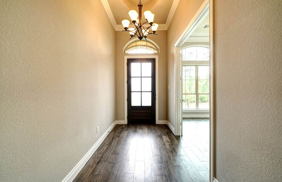 Representative unfurnished interior of a home built from the 3030 by Ravenna Homes in The Woodlands Hills 65′, Willis (Image 16). Representative unfurnished interior of a home built from the 3030 by Ravenna Homes in The Woodlands Hills 65′, Willis (Image 16).