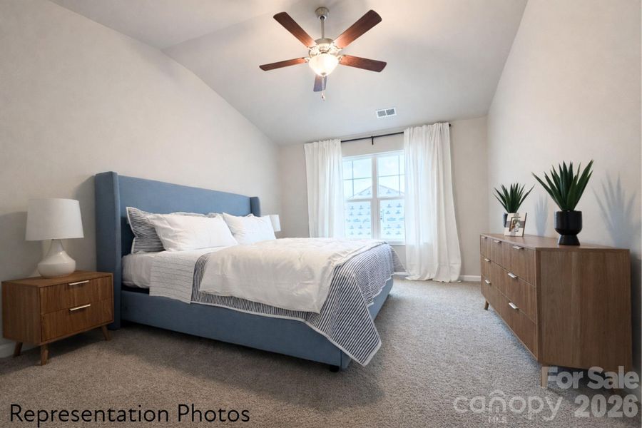 Furnished interior view inside a new home in , Charlotte (Image 16).