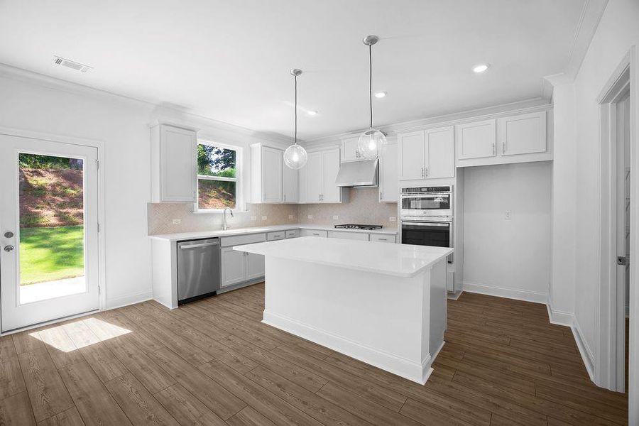 Furnished interior view inside a new home in Bailey Fence, Dacula (Image 14).