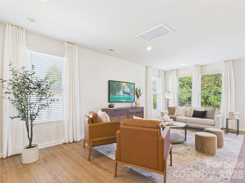 Furnished interior view inside a new home in , Kings Mountain (Image 7).