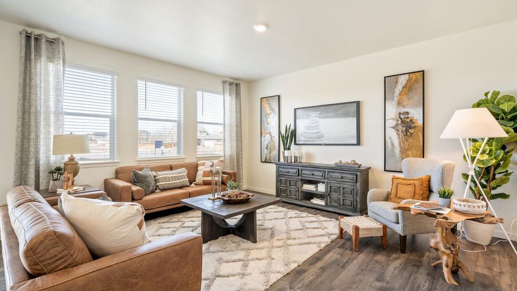 Furnished interior view inside a new home in Tailholt, Severance (Image 8). Furnished interior view inside a new home in Tailholt, Severance (Image 8).