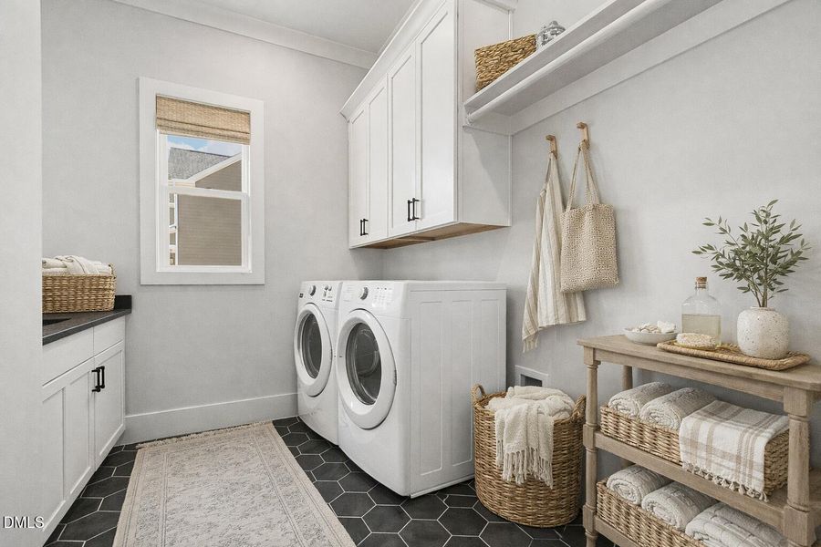 Virtually Staged Laundry
