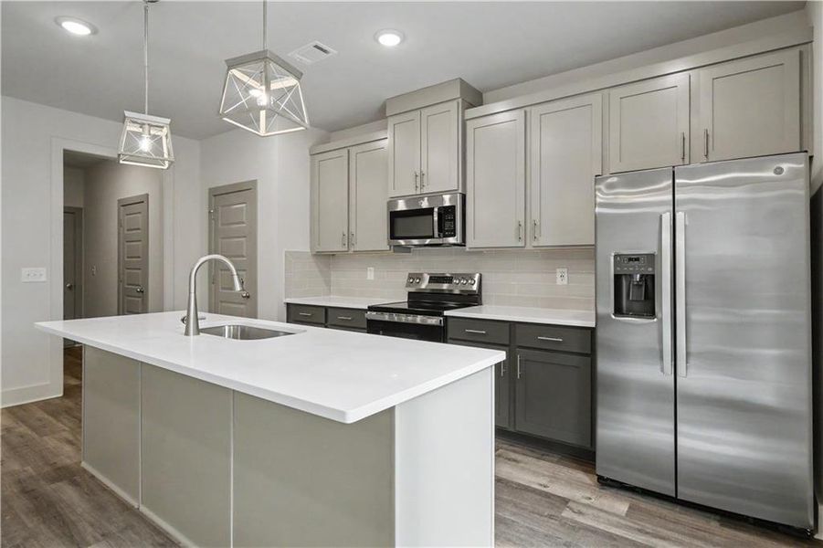 Furnished interior view inside a new home in , Norcross (Image 9).
