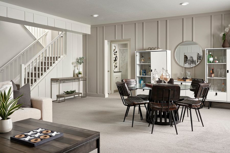 Representative furnished interior of a home built from the 4031 by Tri Pointe Homes in Reunion, Commerce City (Image 9).