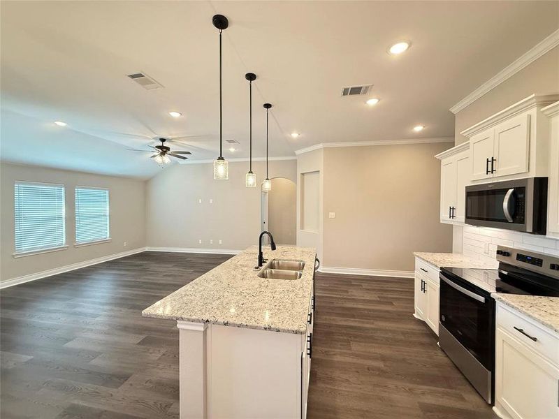 Furnished interior view inside a new home in , Greenville (Image 6).
