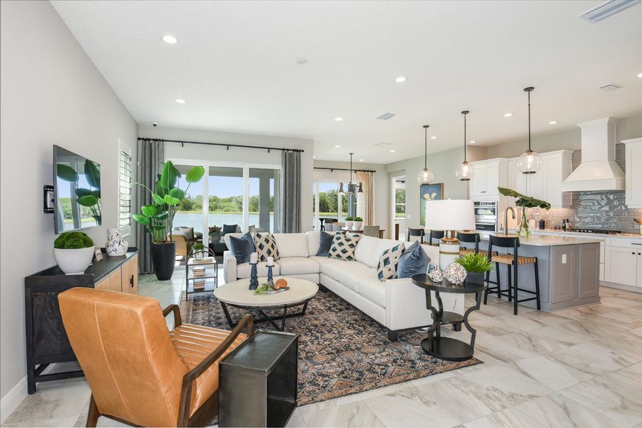 Furnished interior view inside a new home in Grand Park, Sarasota (Image 8).