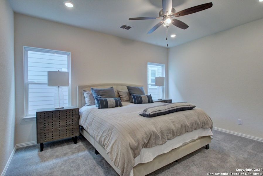 Furnished interior view inside a new home in Casinas at Gruene, New Braunfels (Image 11).
