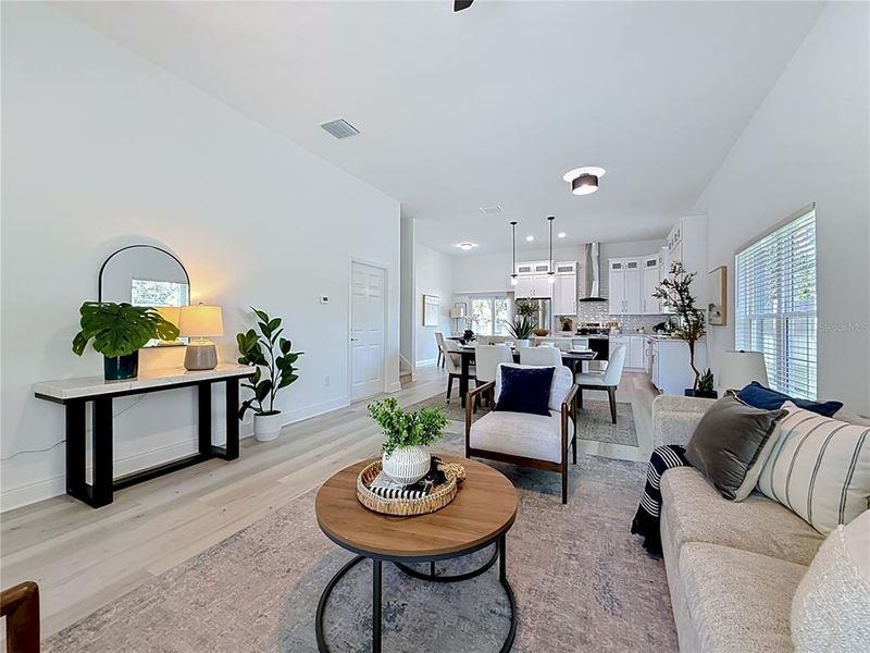 Furnished interior view inside a new home in , St. Petersburg (Image 5).