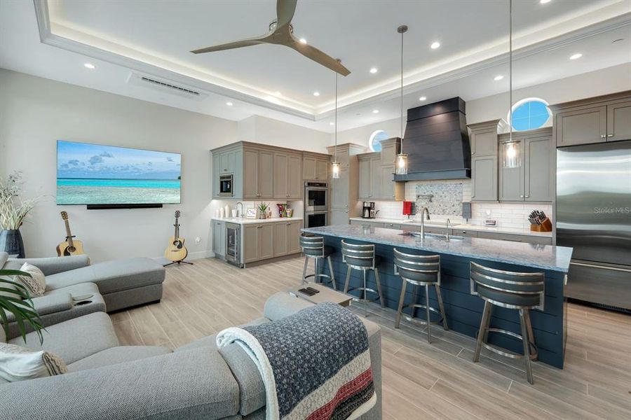 Furnished interior view inside a new home in , Cape Coral (Image 45).