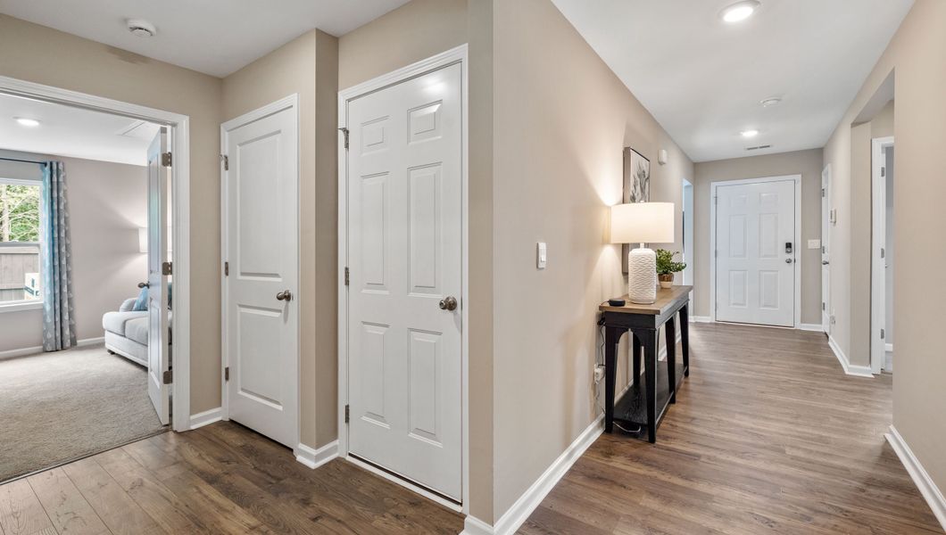 Furnished interior view inside a new home in Lightwood Cottages, Moore (Image 6).