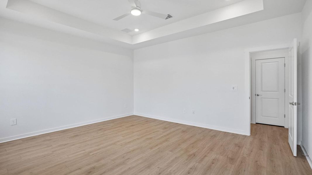 Spacious, unfurnished interior of a new home in Rosenbusch Ranch, Leander (Image 22). Spacious, unfurnished interior of a new home in Rosenbusch Ranch, Leander (Image 22).
