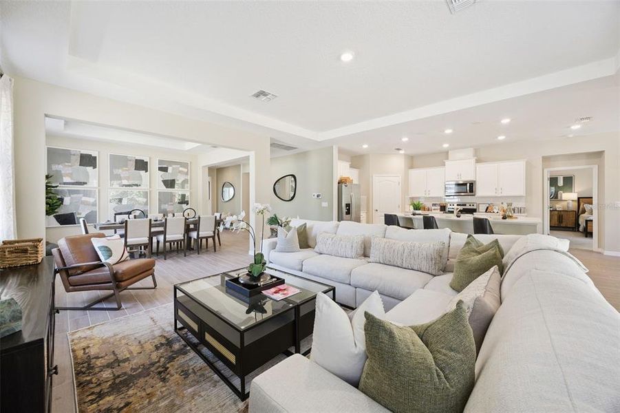 Furnished interior view inside a new home in Archers Mill, Ormond Beach (Image 7).