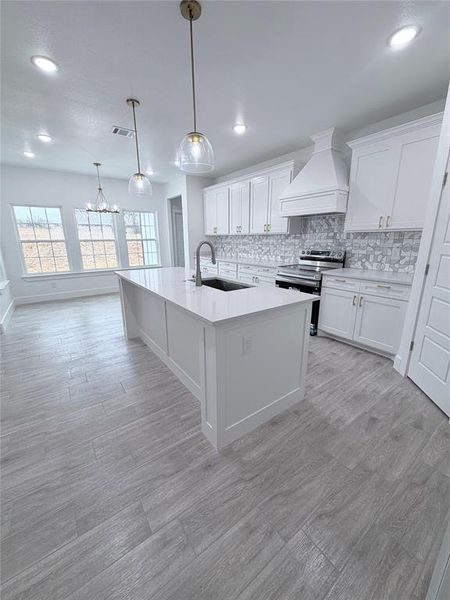 Furnished interior view inside a new home in , Poolville (Image 8).