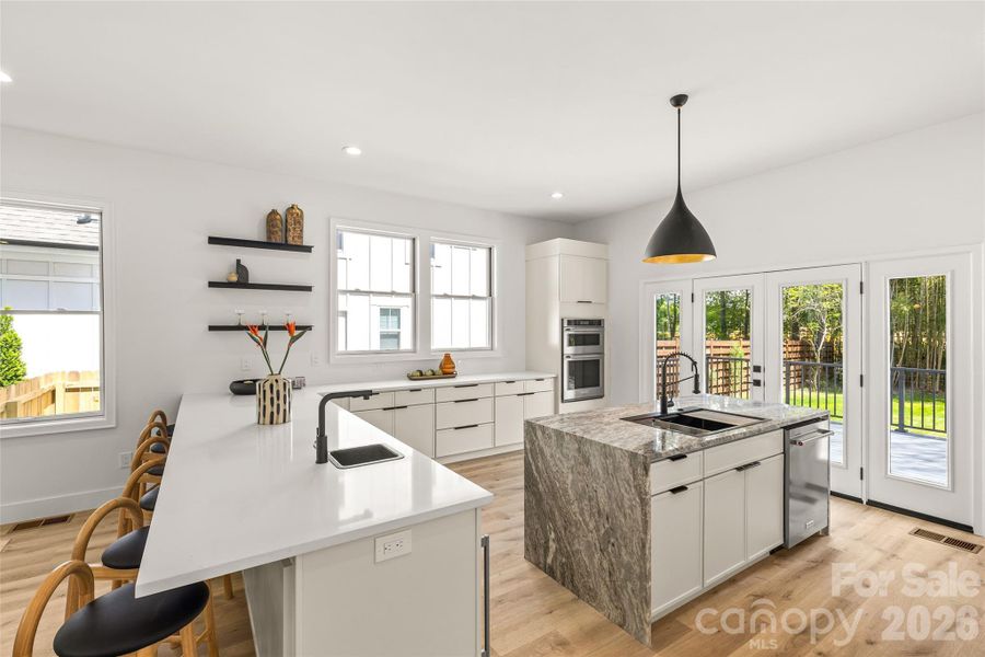 Furnished interior view inside a new home in , Charlotte (Image 26).