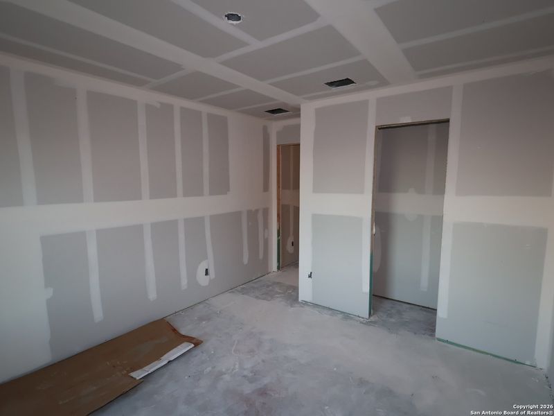 In-progress construction of a new home in Cinco Lakes, San Antonio, TX (Image 21).