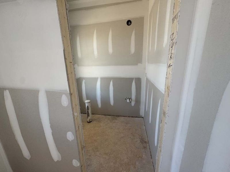 Powder Bathroom Construction Progress