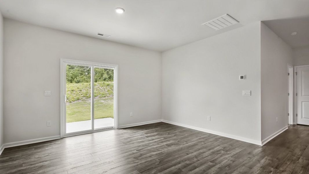 Representative unfurnished interior of a home built from the Robie by D.R. Horton in The Grove at Matthews Landing, Fuquay Varina (Image 14).