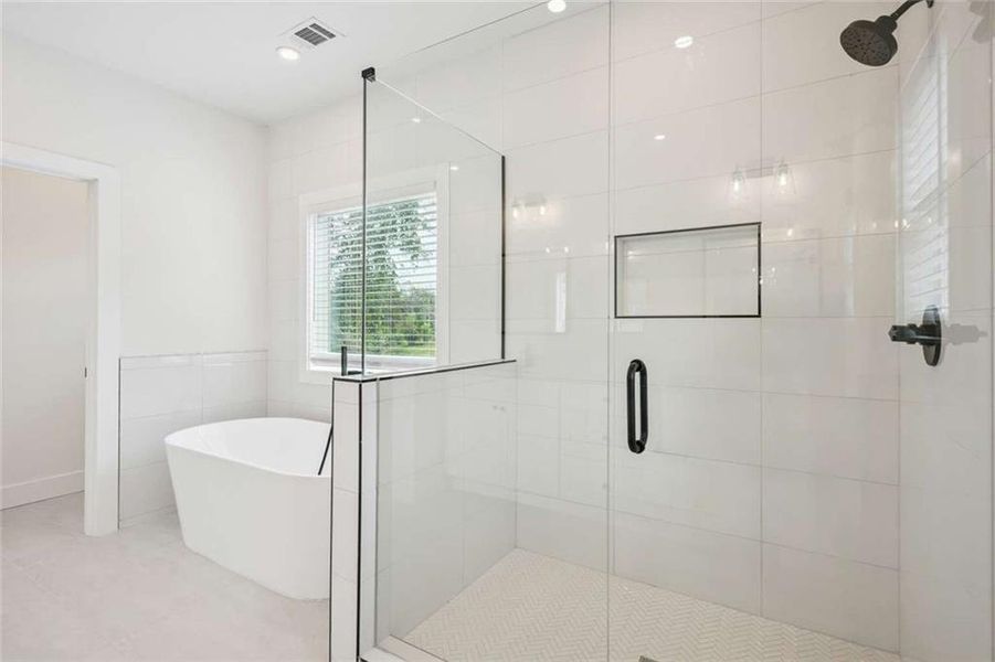 Furnished interior view inside a new home in , Atlanta (Image 10).