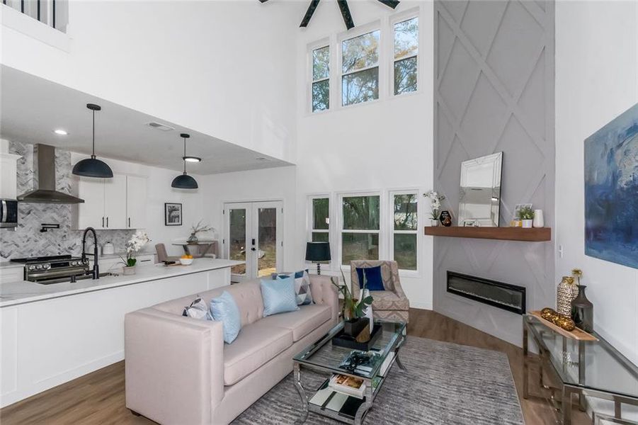 Furnished interior view inside a new home in , Atlanta (Image 18).