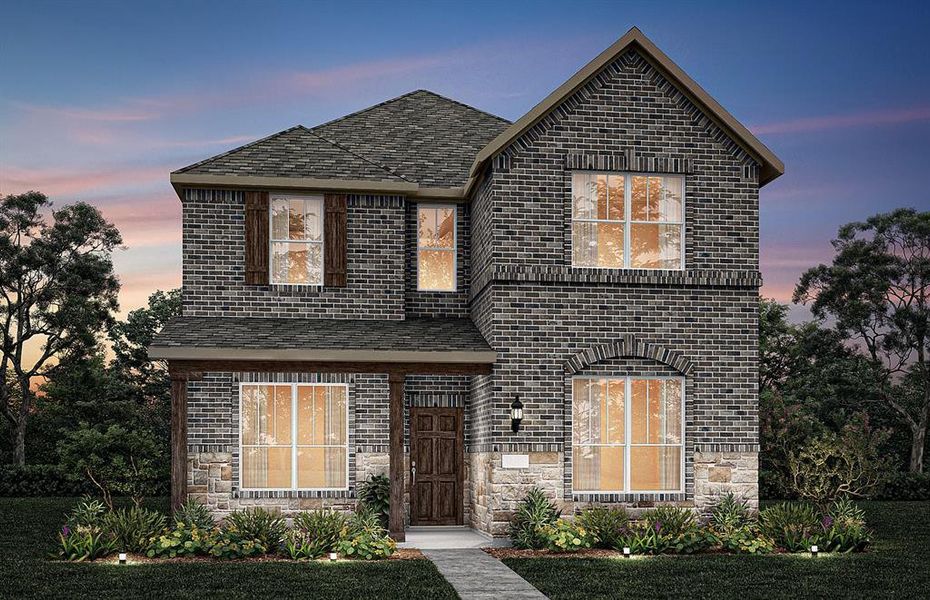 NEW CONSTRUCTION: Beautiful two-story home at Pinnacle at Legacy Hills in Celina