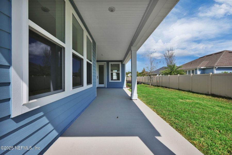 Exterior details and patio area of a home in Trailmark - Phase 6, St. Augustine (Image 1).