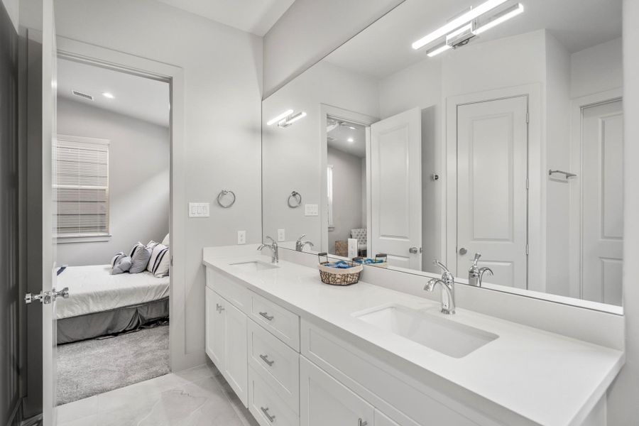 Furnished interior view inside a new home in , Houston (Image 19).