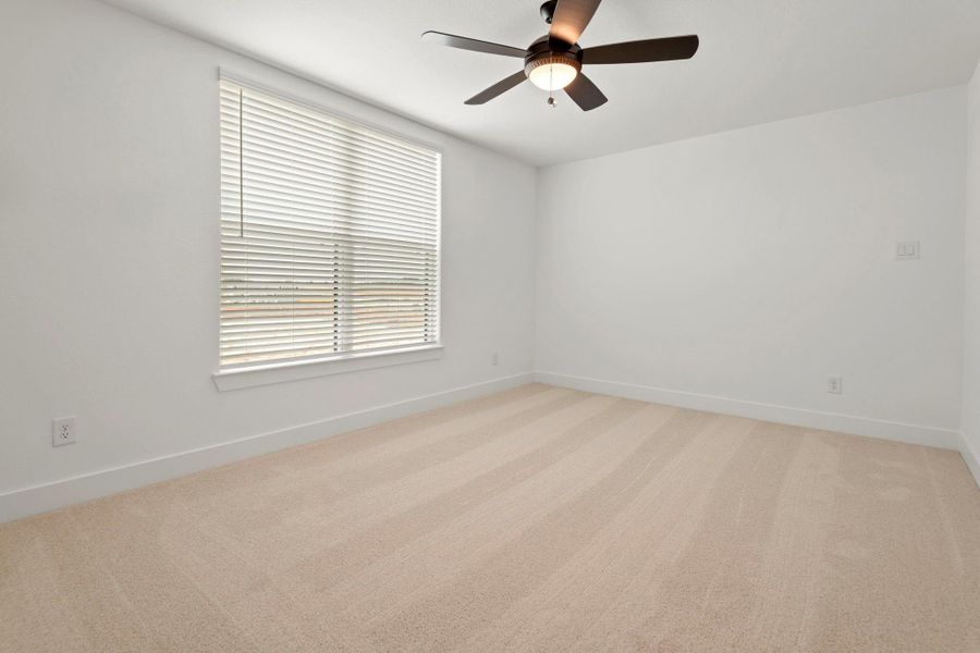 Two additional bedrooms are loacted upstairs.