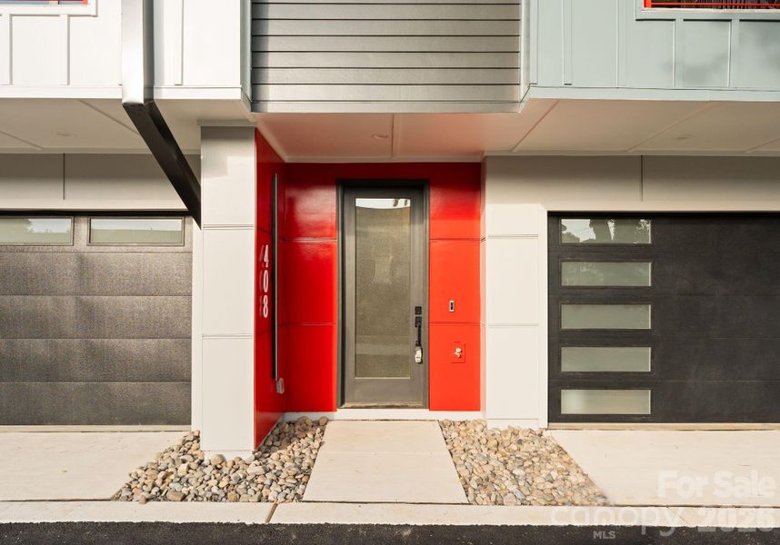 Exterior details and patio area of a home in , Charlotte (Image 28).