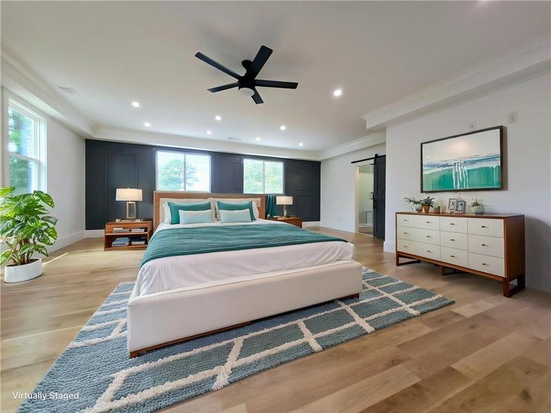 Furnished interior view inside a new home in , Atlanta (Image 13). Furnished interior view inside a new home in , Atlanta (Image 13).