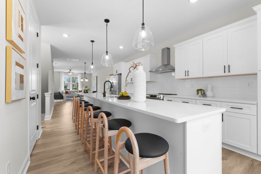 Furnished interior view inside a new home in Hartford Townhomes, Charlotte (Image 35).
