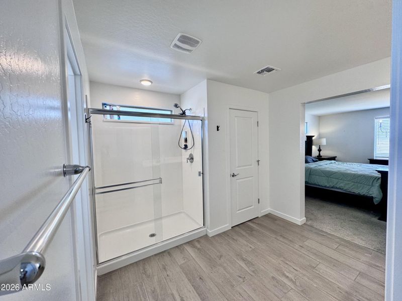 Glass Shower Primary Bath