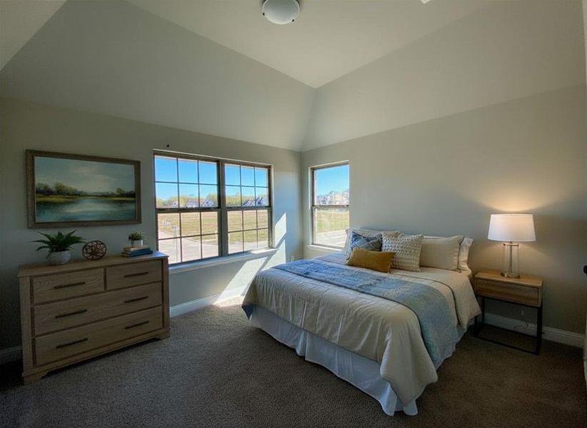 Bed 3 with vaulted ceiling