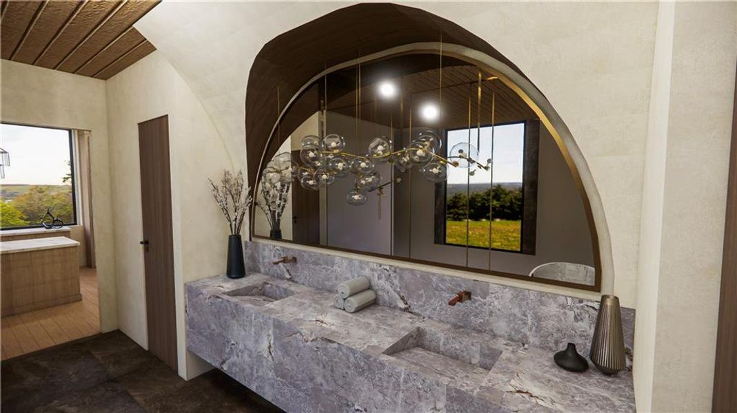 Furnished interior view inside a new home in , Atlanta (Image 17). Furnished interior view inside a new home in , Atlanta (Image 17).