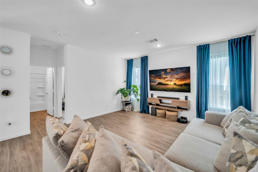 Furnished interior view inside a new home in Forbes Crossing, Houston (Image 24).