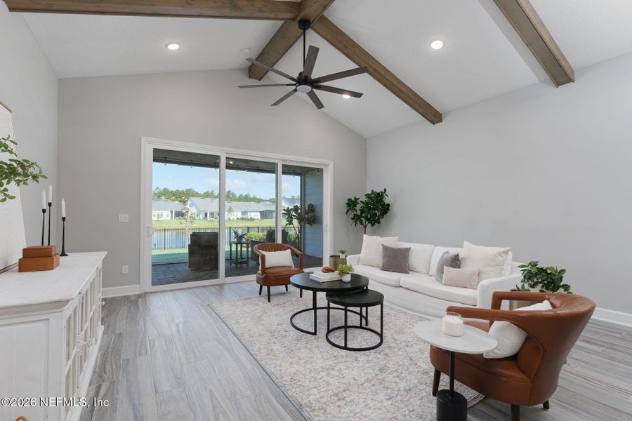 Furnished interior view inside a new home in Seabrook Village at Seabrook, Ponte Vedra (Image 41).